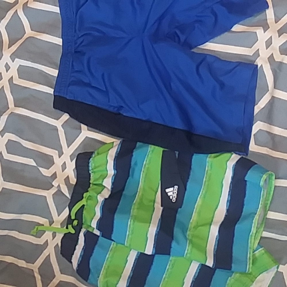 Adidas swim shorts size large gym shorts as xl